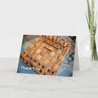 Chessboard Thank you card