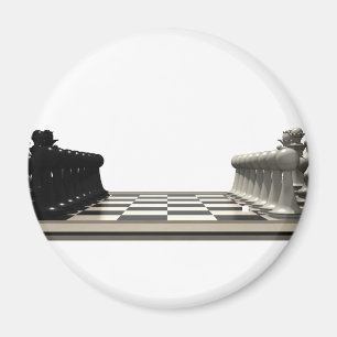 Chessboard with Chess Pieces: Magnet