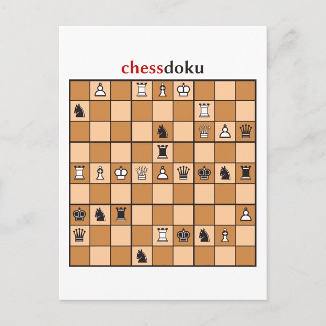 chessdoku postcard (Front)