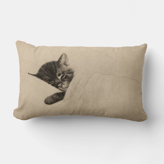 Chessie "sommeil coussin d'accent comme chaton" (Recto)