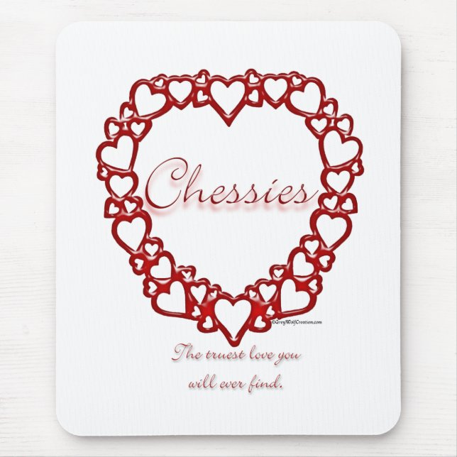 Chessie True Love Mouse Pad (Front)
