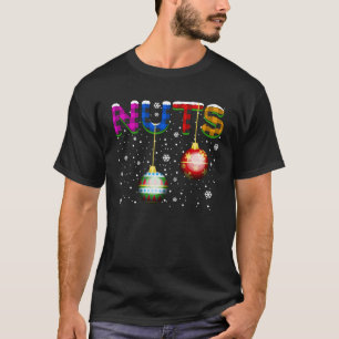 Chest and Nuts Inappropriate Couples Christmas Mat T-Shirt