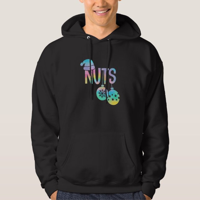 Chest Nuts Christmas Buffalo Plaid Couple Matching Hoodie (Front)