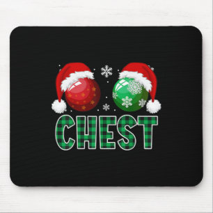 Chest Nuts Christmas Fun Matching Couple Chestnuts Mouse Pad