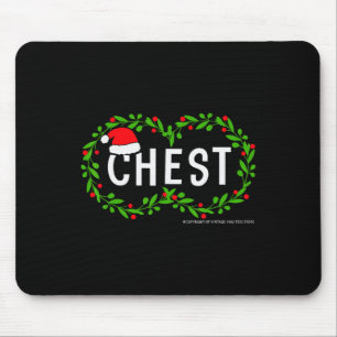 Chest Nuts Christmas Fun Matching Couple Chestnuts Mouse Pad