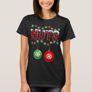 Chest Nuts Christmas Lights Matching Couple Chestn T-Shirt
