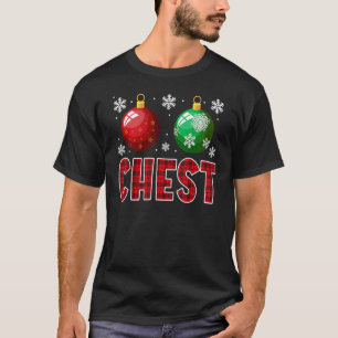 Chest Nuts Christmas Matching Couple Chestnuts 2 T-Shirt