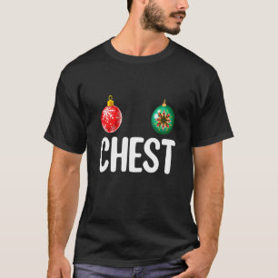 Chest Nuts Christmas   Matching Couple Chestnuts 3 T-Shirt