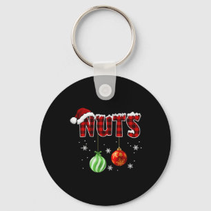 Chest Nuts Christmas Matching Couple Chestnuts 6 Keychain