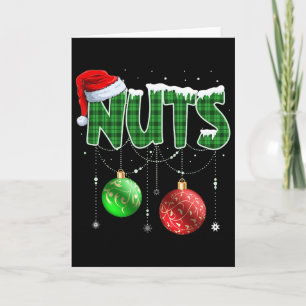 Chest Nuts Christmas Matching Couple Chestnuts Card