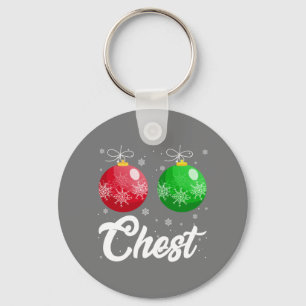 Chest Nuts Christmas Matching Couple Chestnuts Keychain