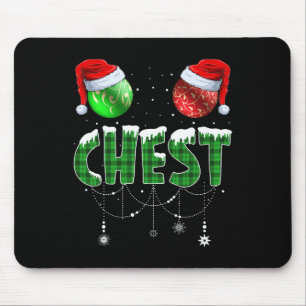 Chest Nuts Christmas  Matching Couple Chestnuts  Mouse Pad