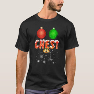 Chest Nuts Christmas Matching Couple Chestnuts T-Shirt