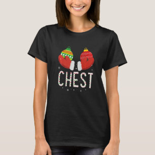 Chest Nuts Christmas     Matching Couple Chestnuts T-Shirt