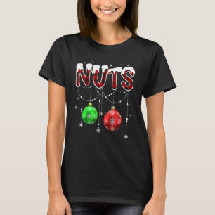 Chest Nuts Christmas Matching Couple Chestnuts T-Shirt