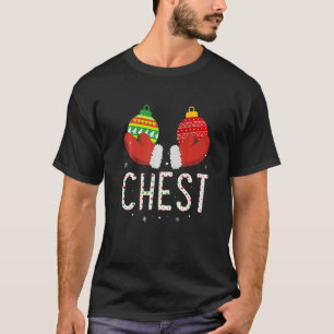 Chest Nuts Christmas Matching Couple Chestnuts T-Shirt