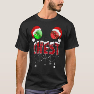 Chest Nuts Christmas Matching Couple Chestnuts T-Shirt