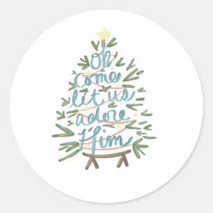 Chest Nuts Christmas Shirt Funny Matching Couple Classic Round Sticker