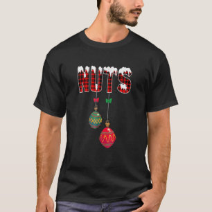 Chest Nuts Funny Matching Chestnuts Christmas Coup T-Shirt