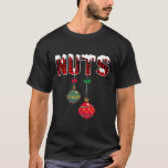 Chest Nuts Funny Matching Chestnuts Christmas T-Shirt<br><div class="desc">Chest Nuts Funny Matching Chestnuts Christmas Couples Nuts Shirt. Perfect gift for your dad,  mom,  papa,  men,  women,  friend and family members on Thanksgiving Day,  Christmas Day,  Mothers Day,  Fathers Day,  4th of July,  1776 Independent day,  Veterans Day,  Halloween Day,  Patrick's Day</div>