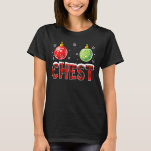 Chest Nuts Matching Chestnuts Christmas Couples C T-Shirt