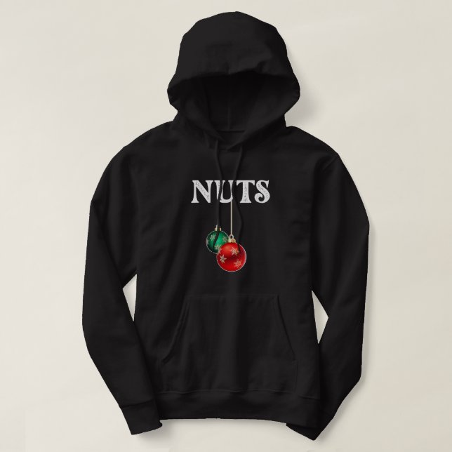 Chest Nuts Matching Chestnuts Christmas Couples Nu Hoodie (Design Front)