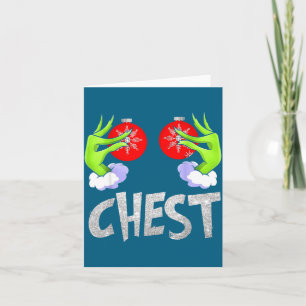 Chest Nuts Matching Chestnuts Christmas Snow Coupl Card