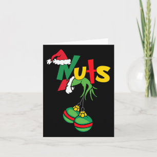 Chest Nuts Matching Chestnuts Fun Christmas Couple Card
