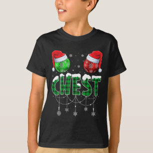 Chest Nuts Matching Chestnuts Fun Christmas Couple T-Shirt