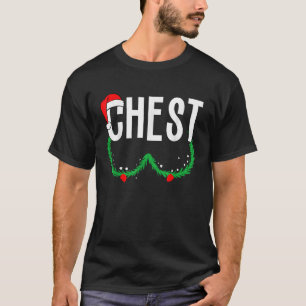 Chest Nuts Matching Chestnuts Funny Christmas Coup T-Shirt
