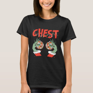 Chest Nuts Matching Chestnuts Xmas Christmas Coupl T-Shirt