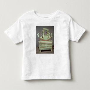 Chest with a boat decorated with two heads toddler t-shirt