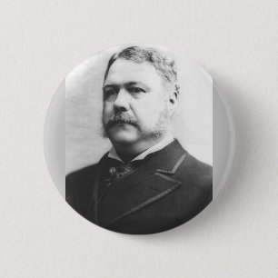 Chester A. Arthur 21st President 2 Inch Round Button