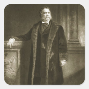 Chester A. Arthur, 21st President of the United St Square Sticker