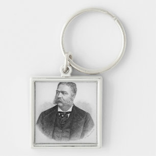 Chester Alan Arthur , engraved by A. Weger Keychain