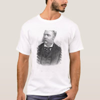 Chester Alan Arthur , engraved by A. Weger