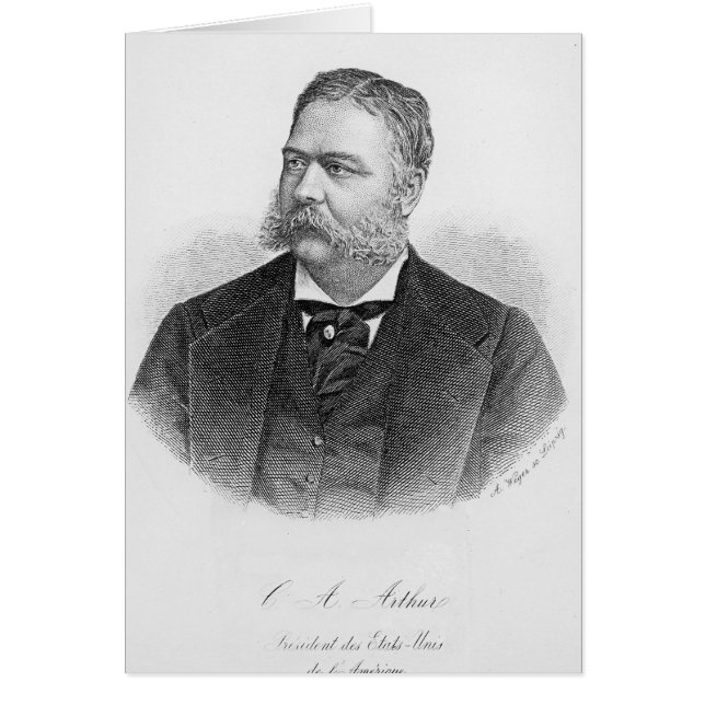 Chester Alan Arthur, gravée par A. Weger (Devant)