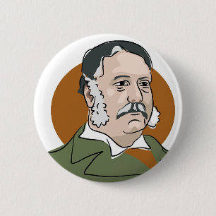 Chester Arthur 2 Inch Round Button