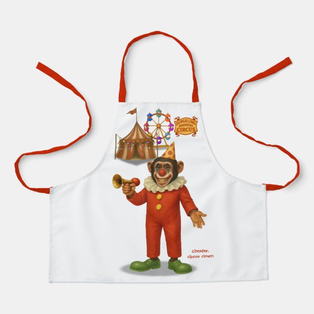 Chester, circus clown apron (Front)