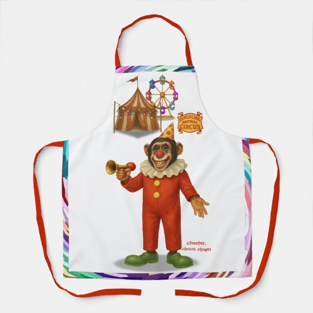 Chester, circus clown apron (Front)