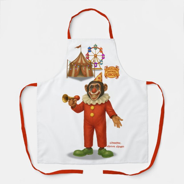 Chester, circus clown apron (Front)