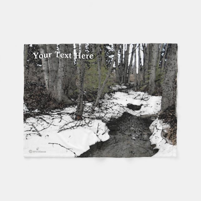 Chester Creek Two Fleece Blanket (Front (Horizontal))