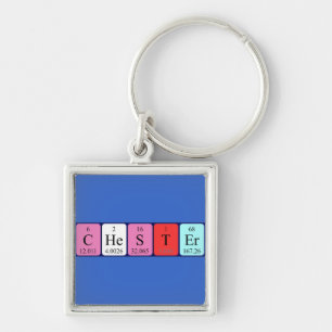 Chester periodic table name keyring