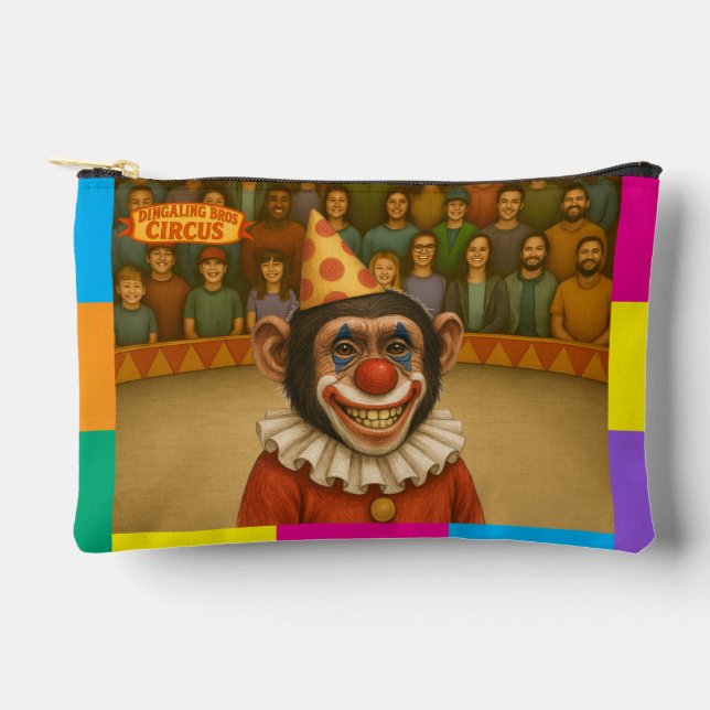 Chester the chimp clown accessory pouch (Front)