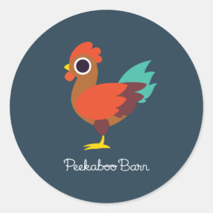 Chester the Rooster Classic Round Sticker