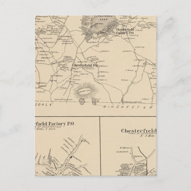 Chesterfield, Cheshire Co Postcard (Front)