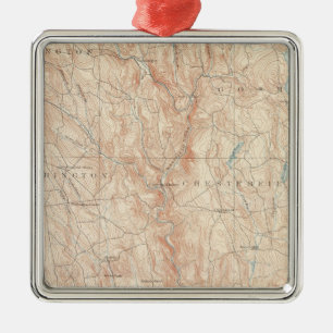 Chesterfield, Massachusetts Metal Ornament