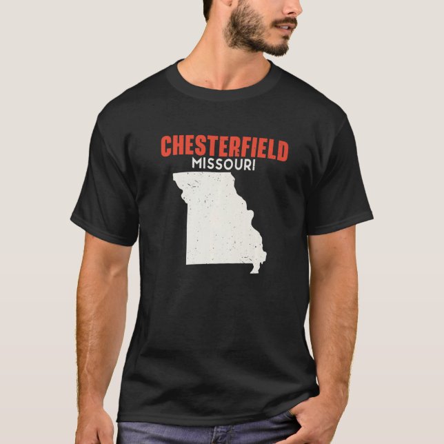 Chesterfield Missouri USA State America Travel Mis T-Shirt (Front)