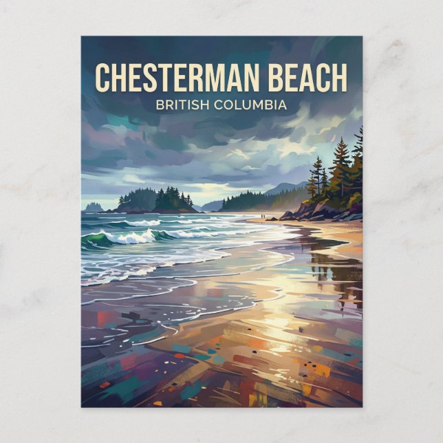 Chesterman Beach Canada Postcard (Front)