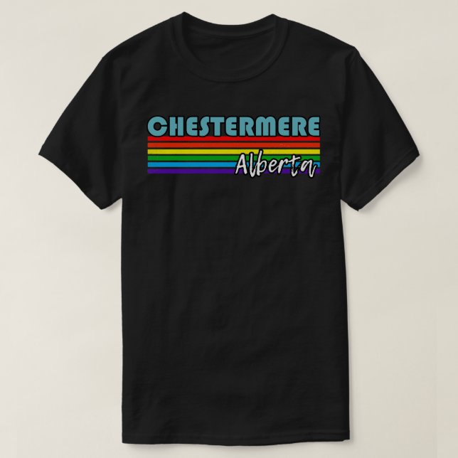 Chestermere Alberta Pride  Chestermere LGBT Gift L T-Shirt (Design Front)